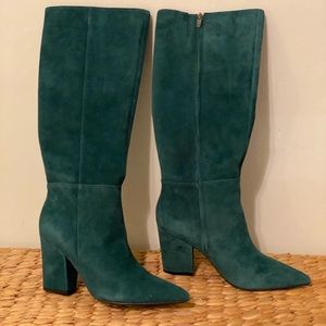 Nine West Gabal Heeled Boots (Teal)